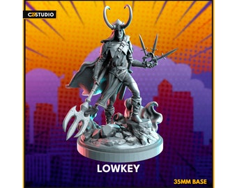 Loki - Marvel Fan Art - Crisis Protocol Miniature - 3d Printed