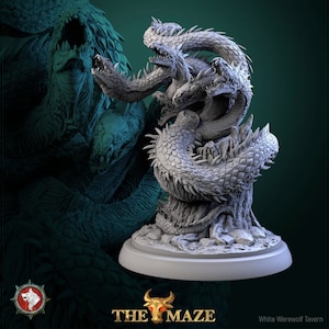 Hydra - 32mm Scale Miniature - White Werewolf Tavern