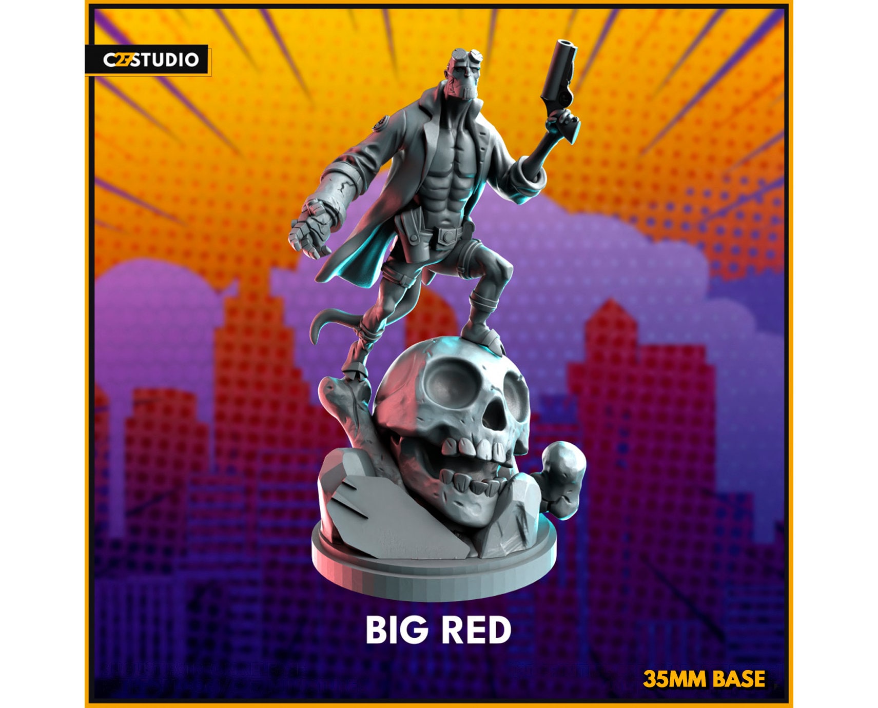 Big Red - 40mm Scale - C27 Miniatures