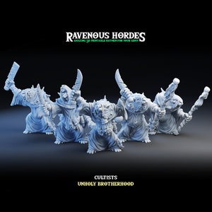 Cultists Set - Unholy Brotherhood - Ravenous Hordes