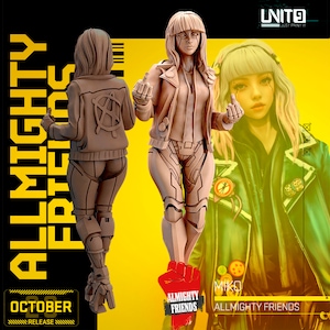 Miko - Allmighty Friends - 32mm Scale - Unit9 Miniatures