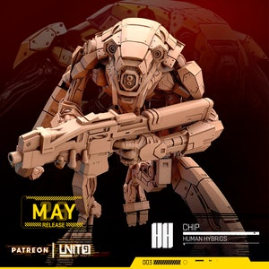 Chip - Human Hybrids - 32mm Scale - Unit9 Miniatures