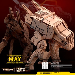 Walker - Human Hybrids - 32mm Scale - Unit9 Miniatures