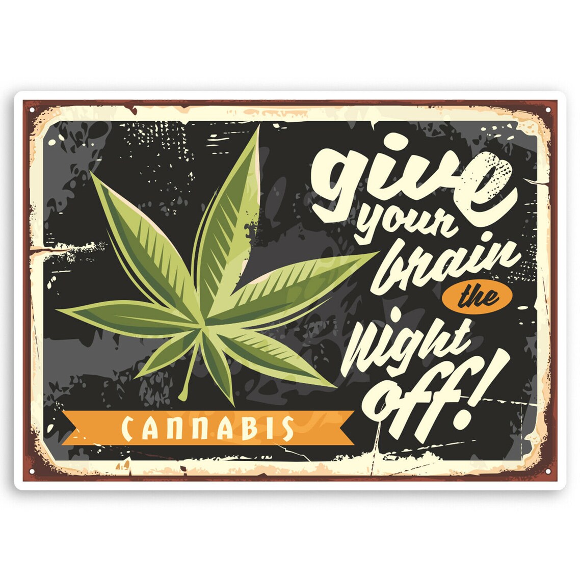 FunnyWeedVinylStickersJokeCannabisMarijuanaFunSticker Etsy