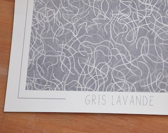 Grey Lavender Monochromatic art, Printable,  Graphic lines, Trendy Wall Art, Modern Decor for your home