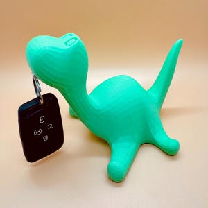Sitting Dinosaur Key holder| Creative Key Organizer |Dino Sculpture| Home& Office Miniature Decor| Customized gift| Tool Holder|Holiday Gift