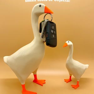 Untitled Goose Key Holder Magnetic_ Tool Holder Magnetic_ Home Miniature Decoration_ Holiday Gift_ Nintendo Switch Untitled Goose Miniature image 8