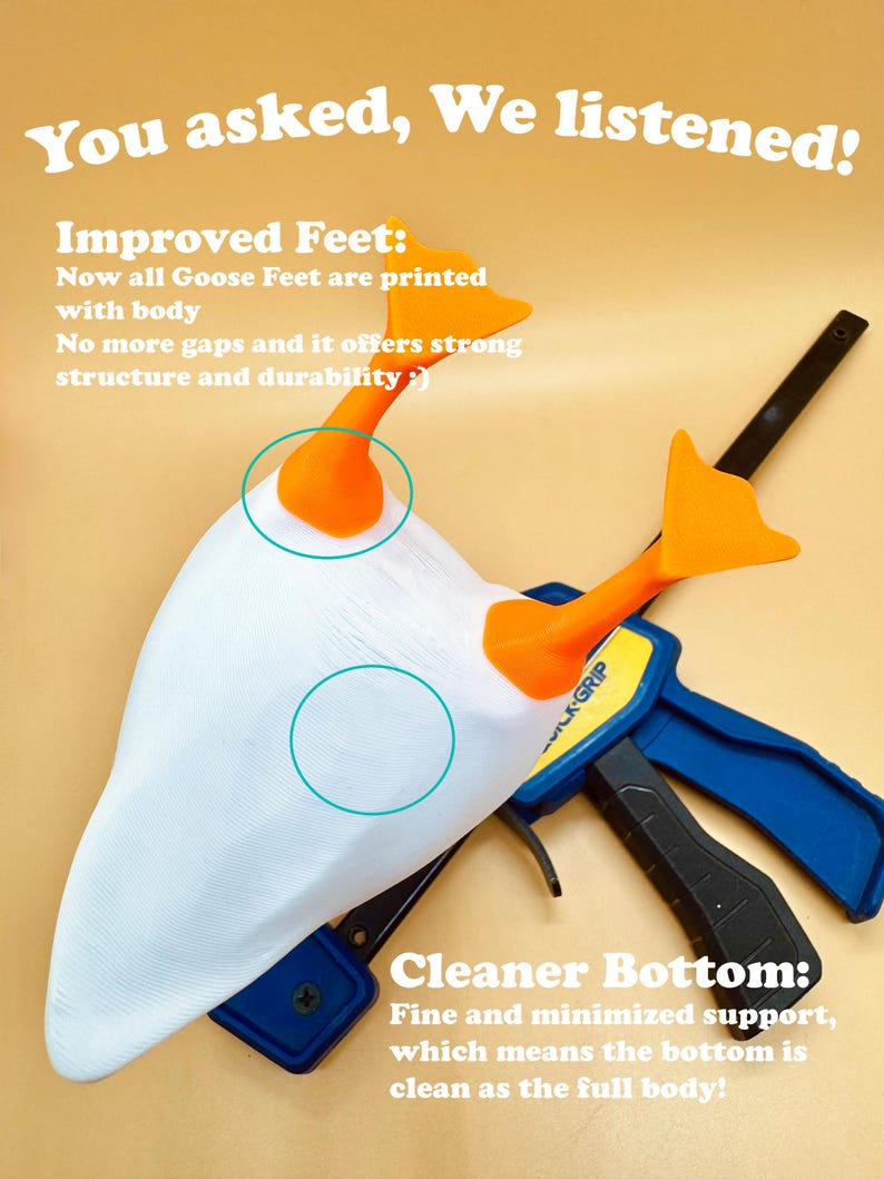 Untitled Goose Key Holder Magnetic_ Tool Holder Magnetic_ Home Miniature Decoration_ Holiday Gift_ Nintendo Switch Untitled Goose Miniature image 10