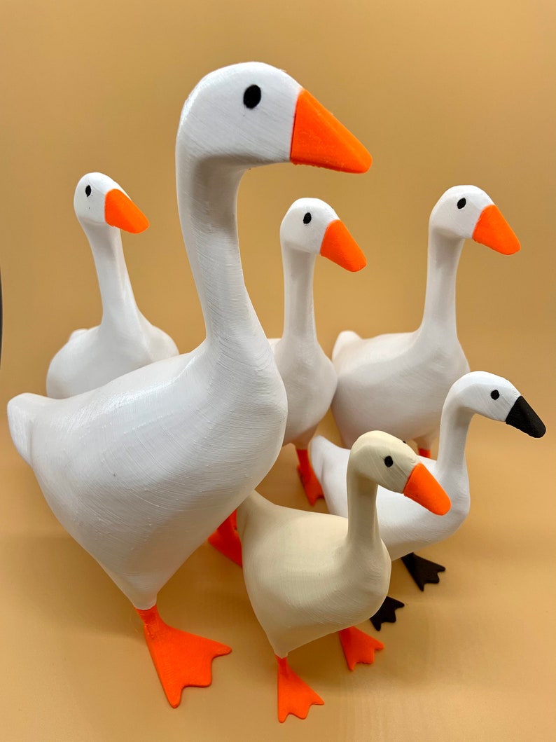 Untitled Goose Key Holder Untitled Goose Miniature Etsy