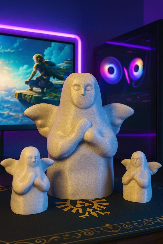 シベリア シヴェリアsivelia toy Legend of Zelda Tears of the Kingdom Goddess Hylia Statue| Breath
