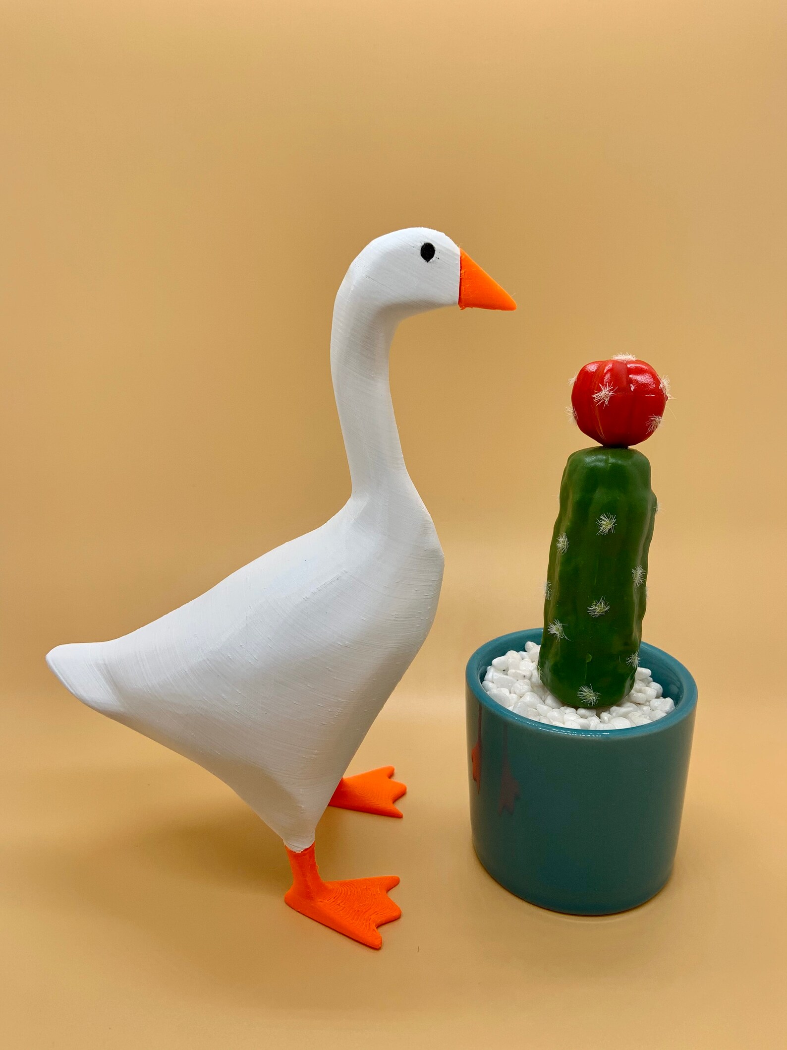 Untitled Goose Key Holder Untitled Goose Miniature Etsy