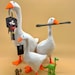 Untitled Goose Key Holder Magnetic_ Tool Holder Magnetic_ Home Miniature Decoration_ Customizable Gift_Untitled Goose Miniature (3D Printed)