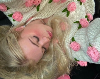 トップス Rose flower motif cardigan il_1080xN.3612150326_btlw.jpg