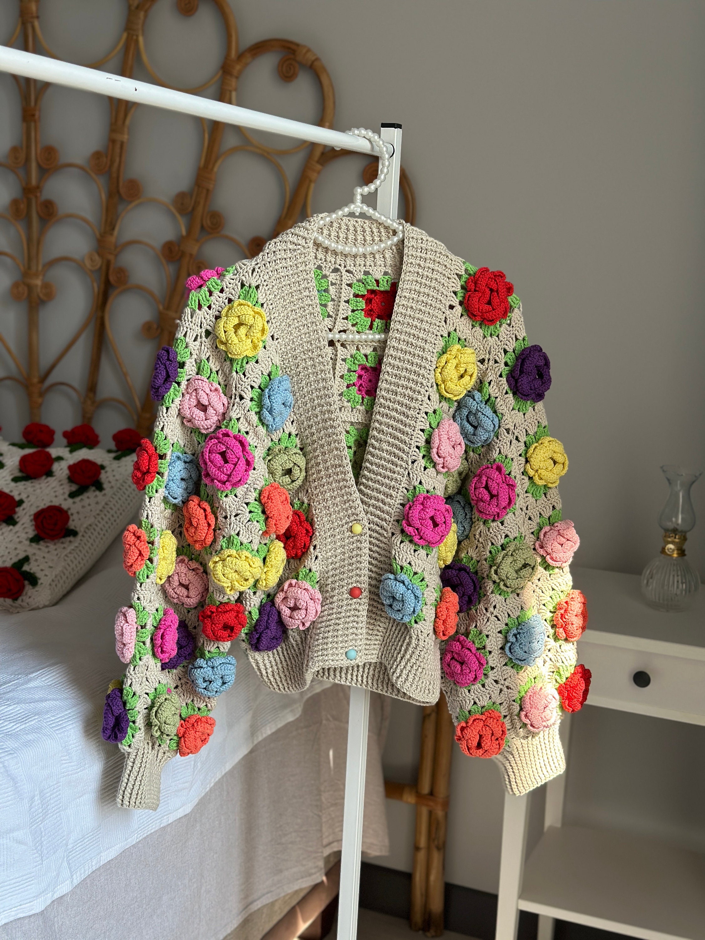 Buy Rosarium Cardigan,colourful Roses,colourful Flowers,rose