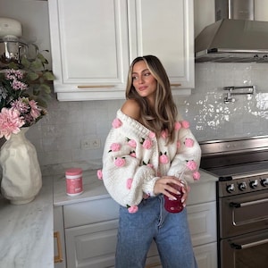 Locca Cardigan Rose