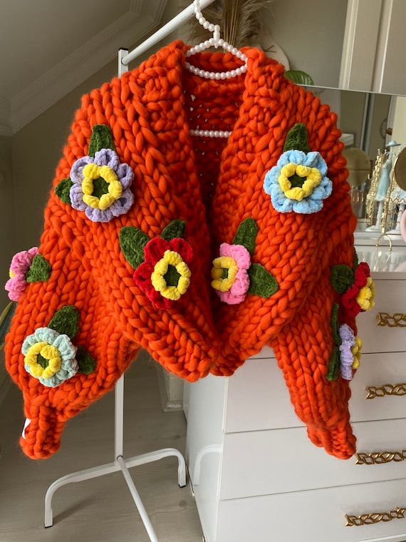 人気商品⭐︎Shaggy Knit Cardigan N86 Waffle Stitch L/S Convertible Cardigan | NFP