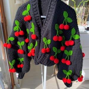 Cherry Knit Top - FINAL SALE