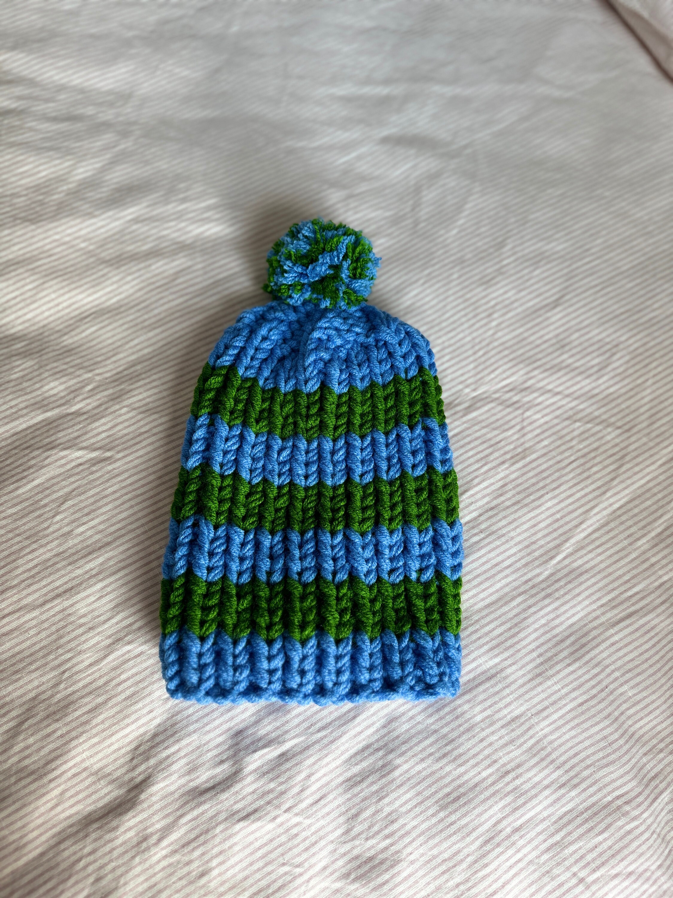 帽子 YARDSALE STRIPED BEANIE BLUE 帽子 YARDSALE STRIPED BEANIE BLUE Yardsale Stripe Beanie