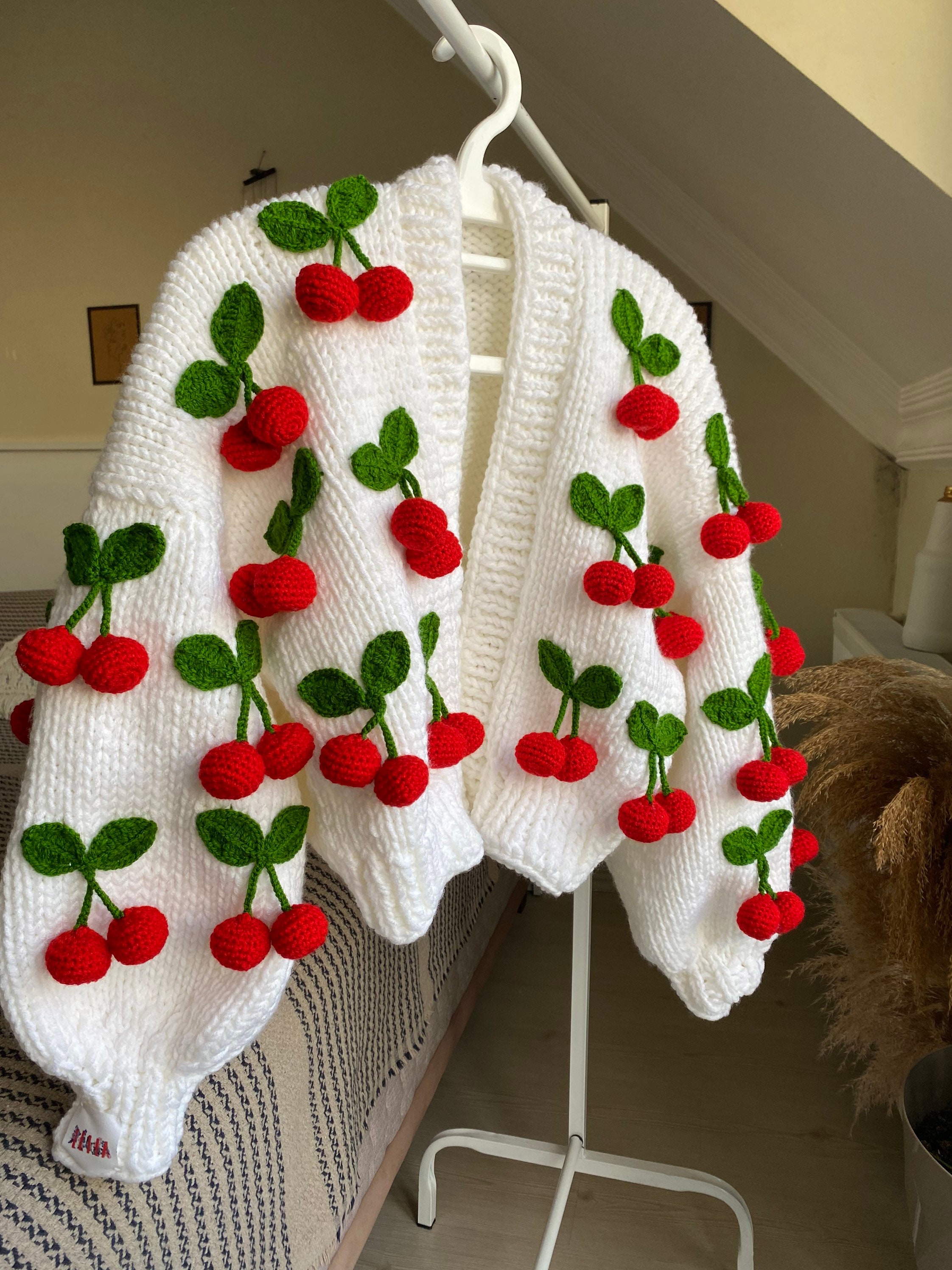Leilayca, Cherry Cardigan , 3d Cherry Embroidered , Chunky Woman Cardigan , Cherry Sweater , Christmas Gifts , Cherry Crochet Pattern , - Etsy Canada Leilayca, Cherry Cardigan , 3d Cherry Embroidered , Chunky Woman Cardigan , Cherry Sweater , Christmas Gifts , Cherry Crochet Pattern , - Etsy Canada