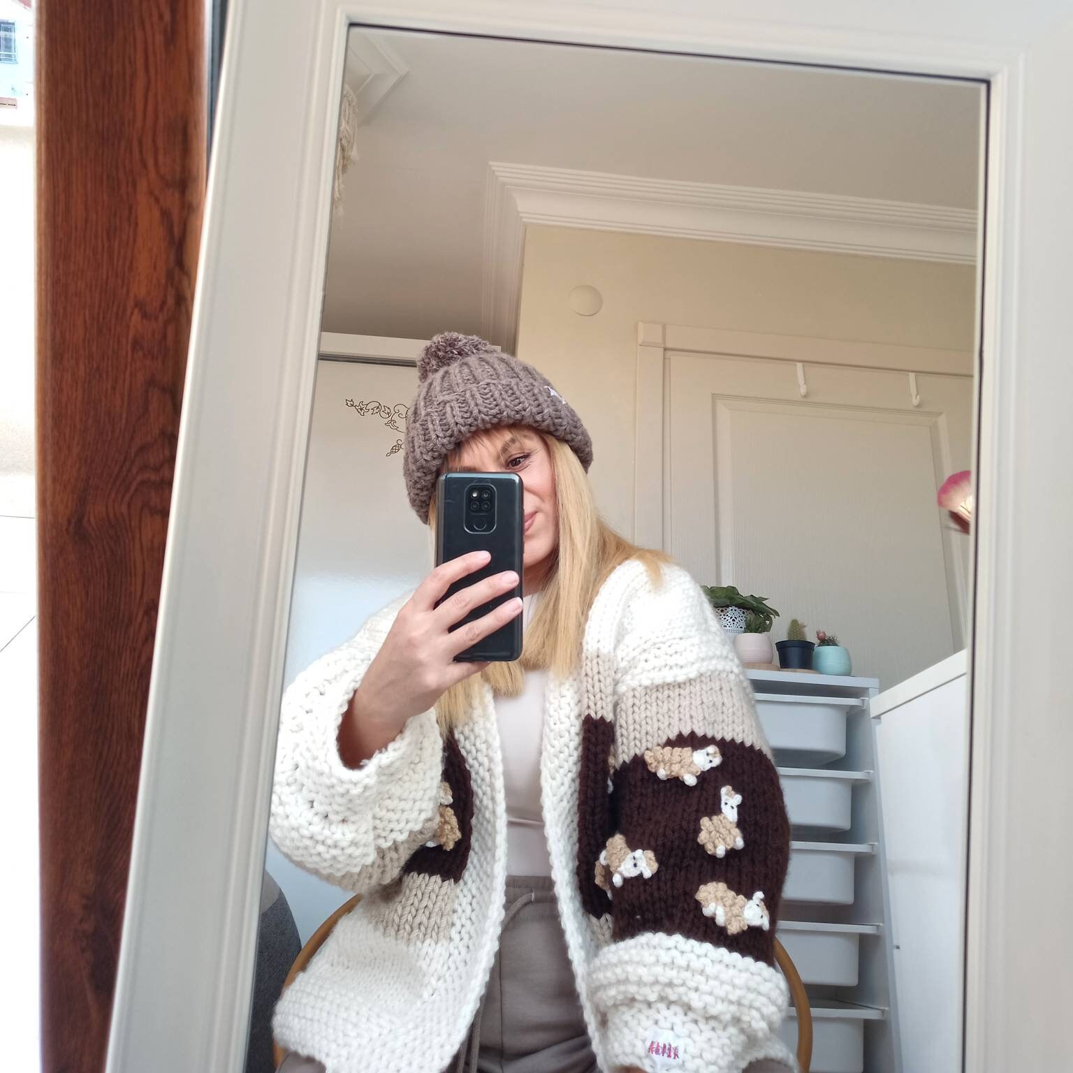 fluffy sheep sweater