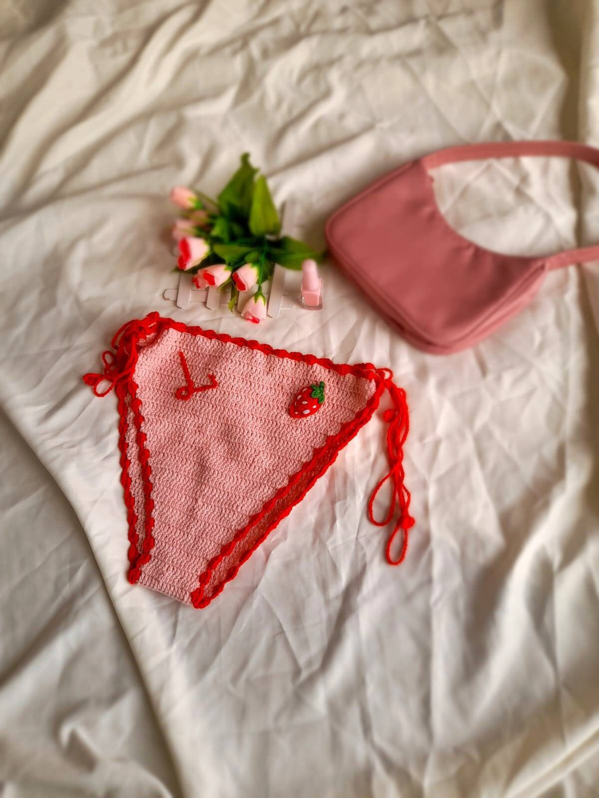 Leilayca | Strawberry Summer Set | Bikini Suit | Crochet Leilayca | Strawberry Summer Set | Bikini Suit | Crochet