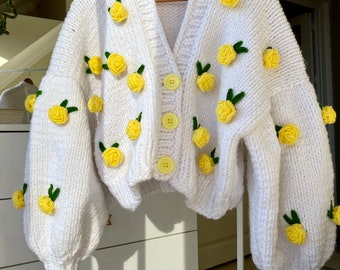 【新品タグつき】ROSY LUCE Cropped Knit Cardigan 中古・古着通販】ROSY LUCE (ロージールーチェ) CROPPED KNIT