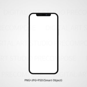 Smartphone Mockup Bundle/SmartPhone Screen/Mobile Device/Phone App Logo/Wedding Invite/Party Mockup/PSD Smart Object/PNG File/JPG File
