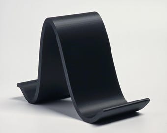 Minimalist Doodle Phone Stand STL | Sketch Style Smartphone Holder | Unique Desk Organizer | 3D Printable Office Decor | Digital Download