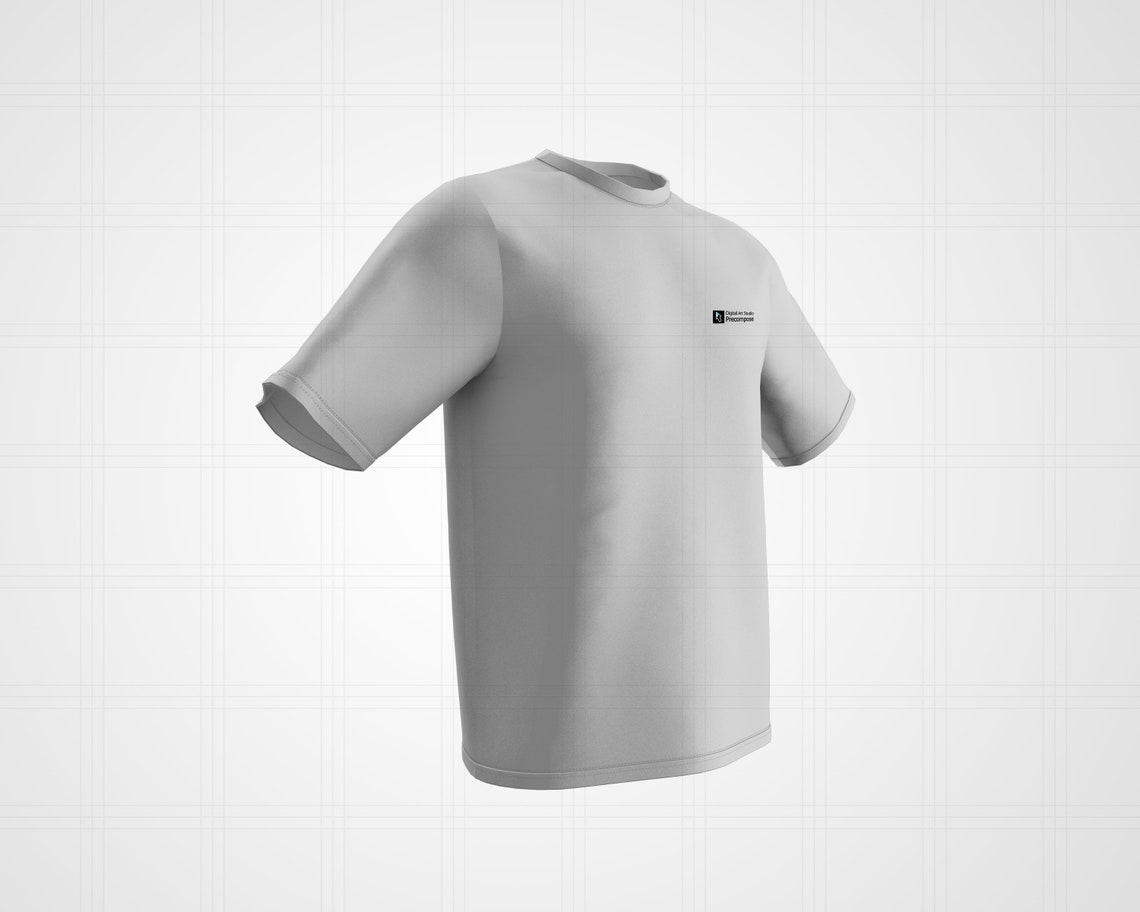 Bundle TShirts Mockup/6 Different Angles/Gray Tee/Basic Etsy