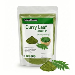 Organic Fresh Dried Curry Leaves Powder 100% Pure Natural from Sri Lankan spice