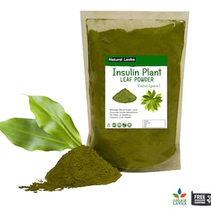 Organic Insulina Plant Dried Leaves Powder ( Costus Igneus ) Thebu | Best Herbal Tea | Insulin Plant Leaves
