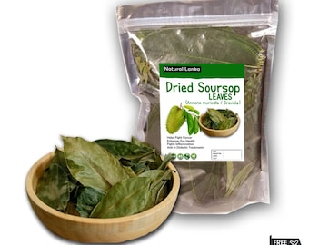 100% Organic Soursop Leaves, Dried Annona muricata/ Guanabana leaf Graviola/ Guayabano Leaf herb