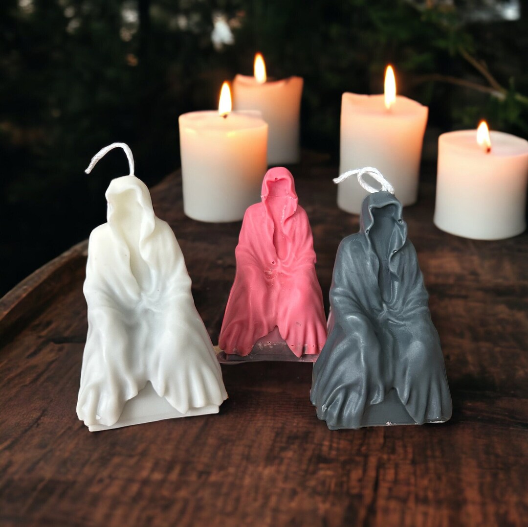 Halloween Candle, Ghost Candle, Ghost Halloween Candle, Halloween Decoration Favors Halloween