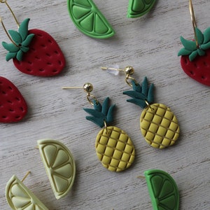 Fruit Earrings | Handmade Polymer Clay Earrings