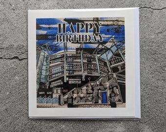 St James' Park, Newcastle United FC Happy Birthday greetings card.