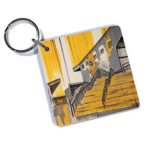 Notts County FC keyring. Meadow Lane Stadium.
