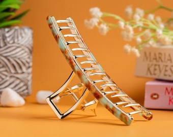 Haar-Accessoire Geschenk für Frauen, große Haarspangen für dickes Haar, elegante Haarspangen, Valentinstag Geschenk für Mädchen, trendige Clips, Haarklemmen