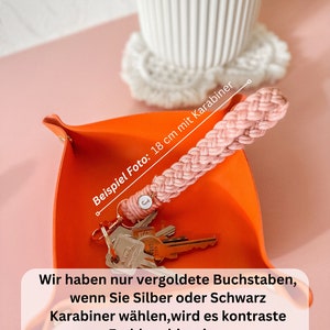 Personalisierte Geschenkboxen für Ihre Lieben, handgemachte Makramee-Schlüsselanhänger mit Buchstabenanhänger, personalisiertes Valentinstagsgeschenk für sie Bild 8