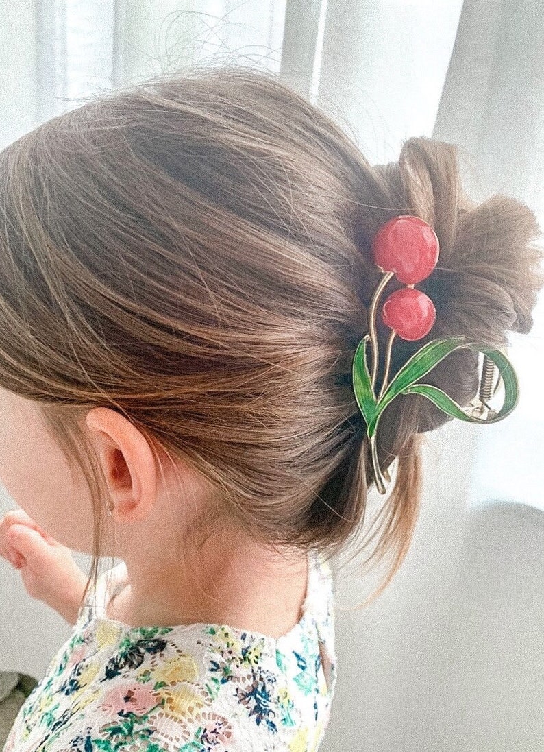 Elegante Haarkrallen für Frauen, Blumen Haarschmuck, Tulpen Haarspangen, Haarschmuck Geschenk für Frauen, Sommer Haarspangen, Valentinstag Geschenk D1