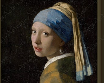 真珠の耳飾りの少女 SVG - フェルメール作品（デジタルダウンロード