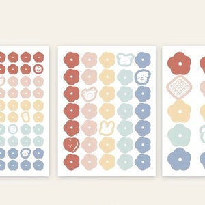 3pcs x journal stickers - great for diary, planner, card making and deco, bullet journaling and scrapbooking