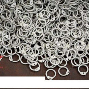 Aluminium Round Rings With Round Rivets 9mm and 10mm Riveted - Etsy