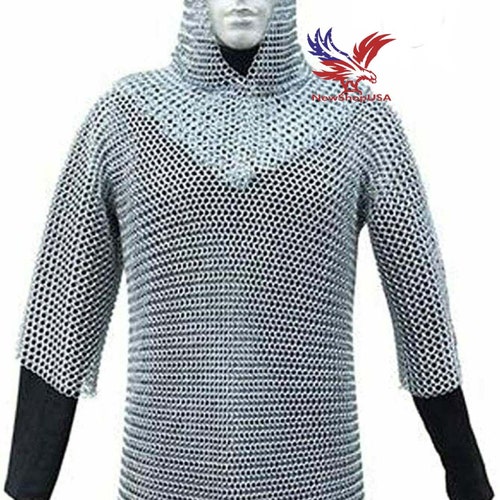 Aluminum Butted Chainmail Half Sleeve Shirt Halloween Gift - Etsy