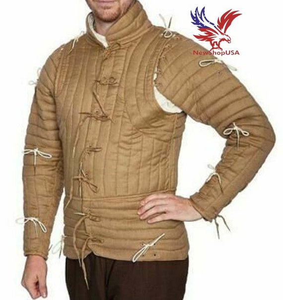 Medieval Gambeson Celtic Viking Jacket Armor Padded SCA Larp | Etsy