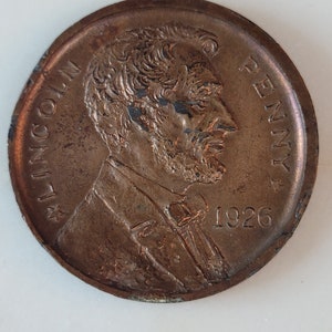 3&quot; Lincoln Penny 1926