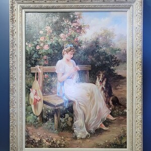 Oil on Canvas, author unknown.       (1279)