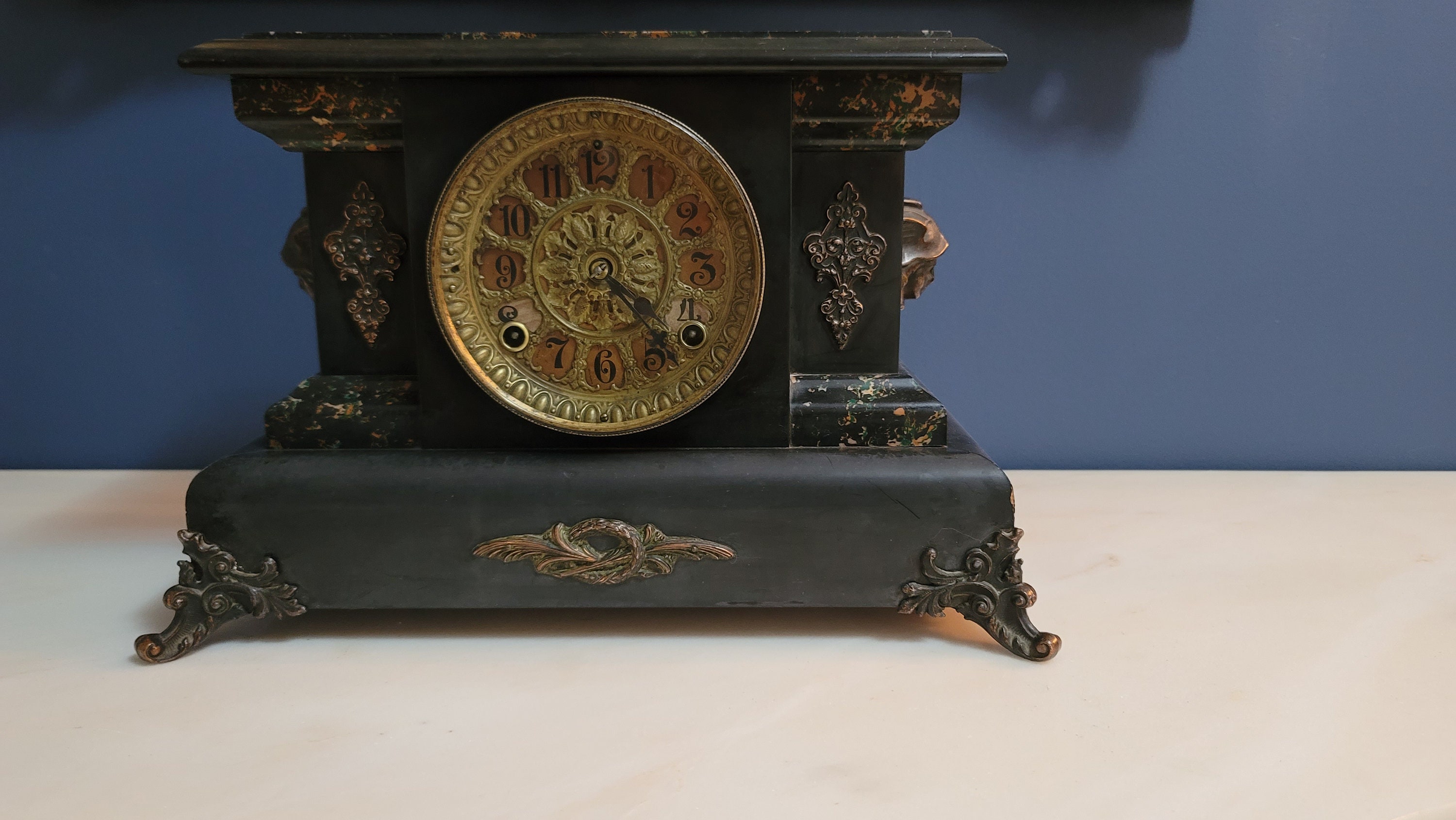Seth Thomas Mantle Clock, Working Etsy