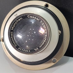 Cassar VL 75mm f/3.5/4.5 Steinheil Munchen Enlarger Enlarging LENS 30mm Threads.    (1261)