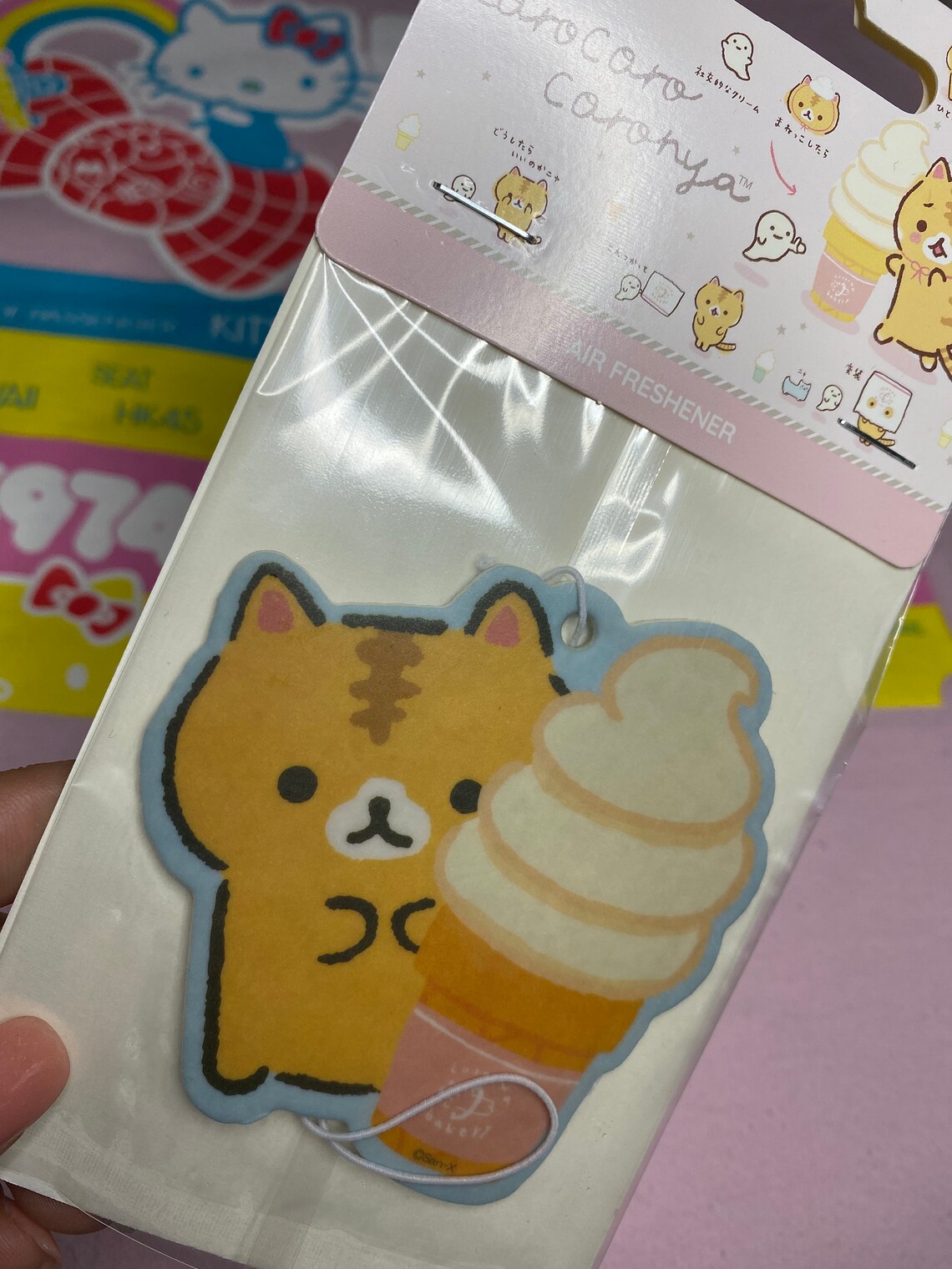 Kawaii Car Air Freshener Cute Car Accessory Anime Air Etsy