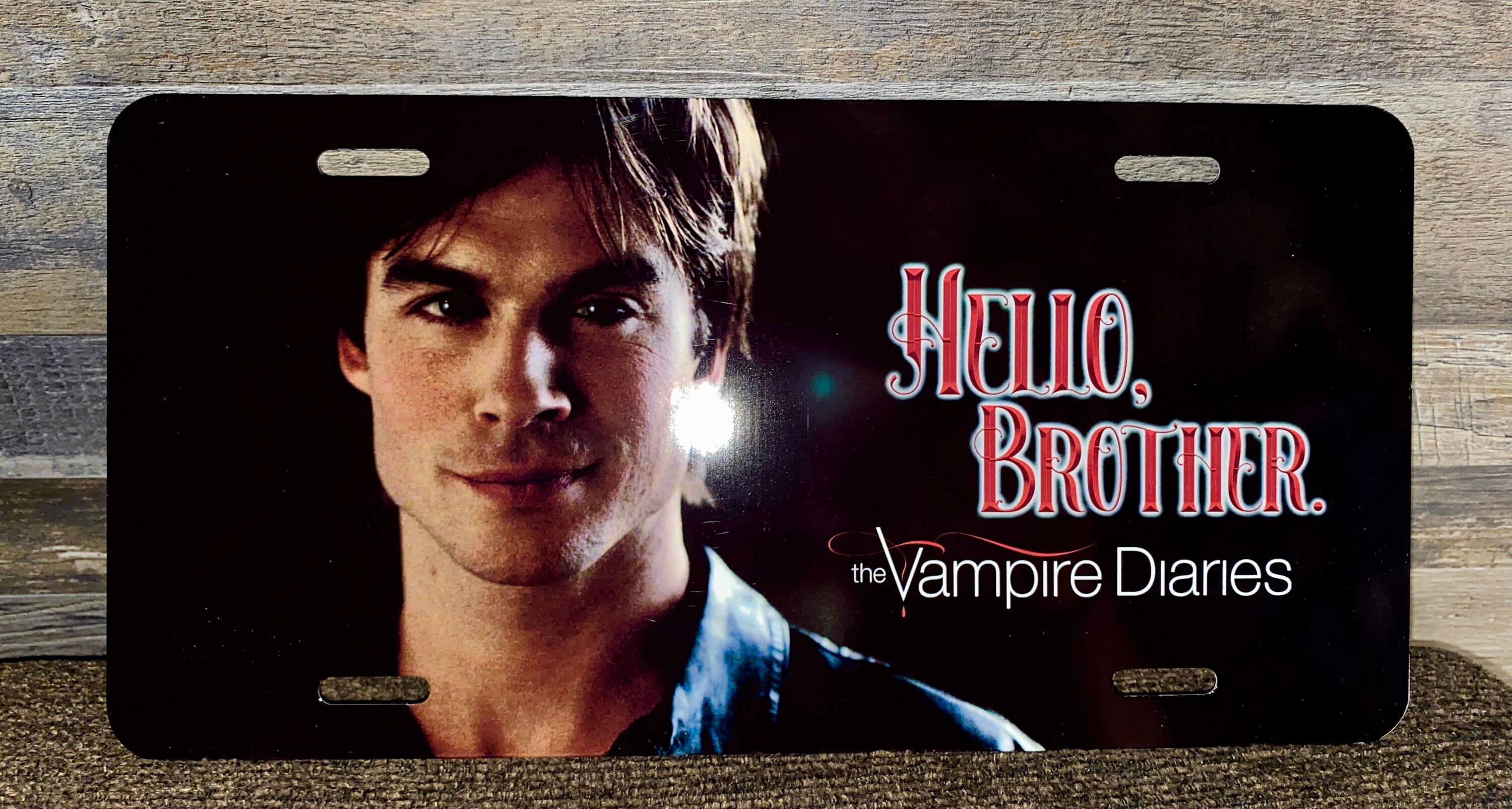 The Vampire Diaries Hello Brother Damon Salvatore Etsy